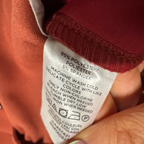 NWT- LOFT Terracotta Wide-Leg Pull On Pants - Picture 8 of 10